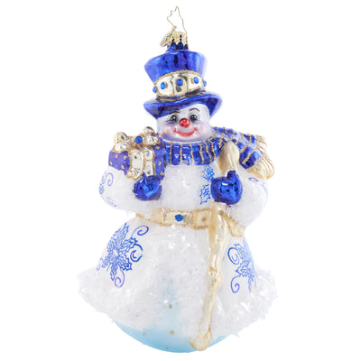 Charming Chinoiserie Snowman - 6.75"