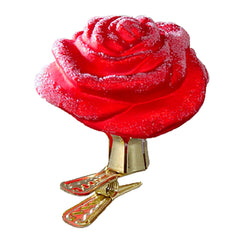 Red Rose On Clip