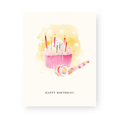 Birthday Cupcake - Blank