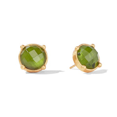 Honey Jade Green Studs