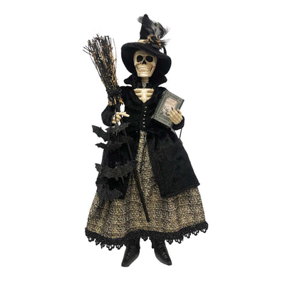 Golden Touch Skeleton Lady - 27" Tall