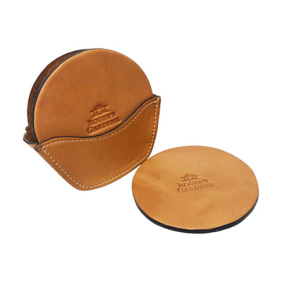 Paraguayan Leather Coaster Set - Set of 6