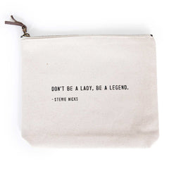 Be a Legend Canvas Pouch