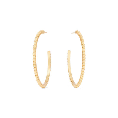 Colette Bead Hoop Gold - Large