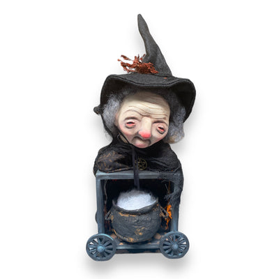 Ermelina Folk Witch - 12" Tall