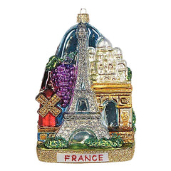 France Landscape Ornament