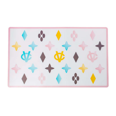 White Chewy Vuiton Placemat - 11.5" x 19"