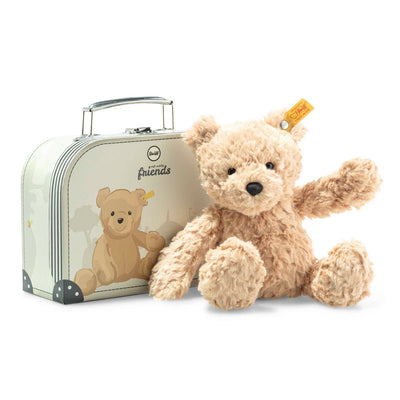 Jimmy Teddy Bear in Suitcase - 7" Tall