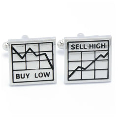 Stock Chart Cufflinks