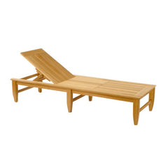 Amalfi Poolside Chaise Lounge with Wheels Cushionless