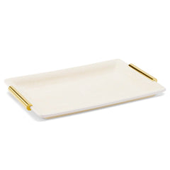 Small Shagreen Vanity Tray Cream