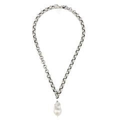 Simple Tukish Necklace Silver