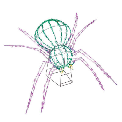 Scary 3D LED Spider - 40" Wide