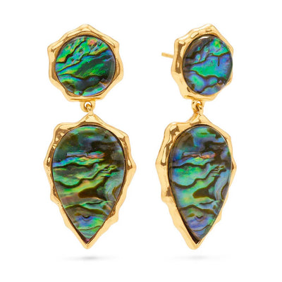 Aurora Double Post Drop Earring
