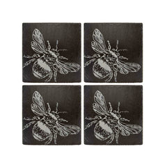 Bee Slate Coasters - Set