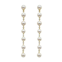 Infinity Earrings Drop Gold