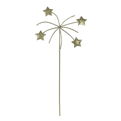 Gold Starbust Plant Pick
