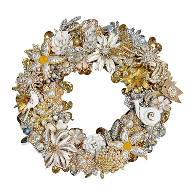 Holiday Garden Jeweled Wreath - 10"