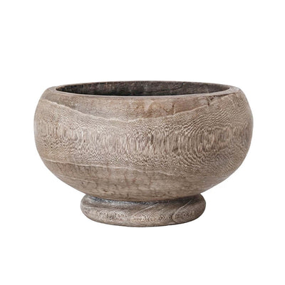Paulownia Wood Planter, Stained Finish - 14" Wide