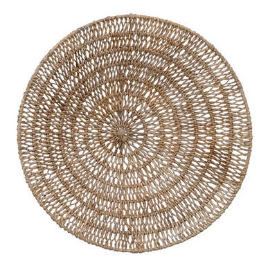 Woven Banana Bark Wall Decor - 27.5"