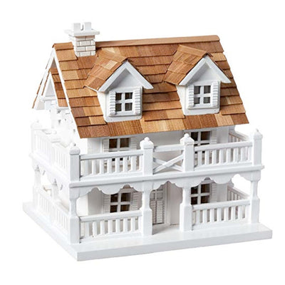 Home Bazaar Cape Cod Birdhouse with Bracket - 12" Tall