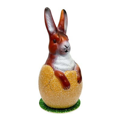 Mini Bunny in Cream Egg Figure - 6.5" Tall