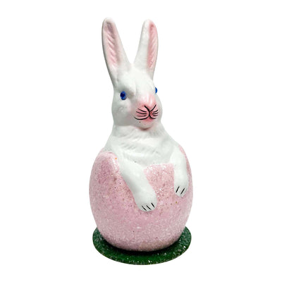 Mini Bunny in Pink Egg Figure - 6.5" Tall