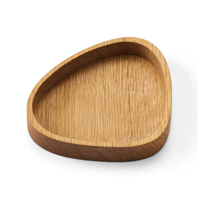 Natural Curved Wooden Coaster Box