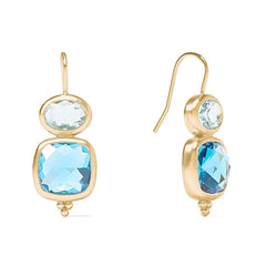Kaleidoscope Delicate Bah Blue Earrings