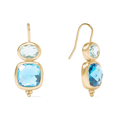 Kaleidoscope Delicate Bah Blue Earrings