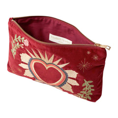 Red Enchanted Heart Pouch