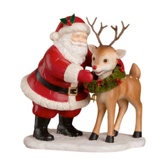 Ho Ho Santa with Rudolph