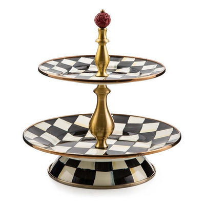 Courtly Check Two Tier Sweet Stand