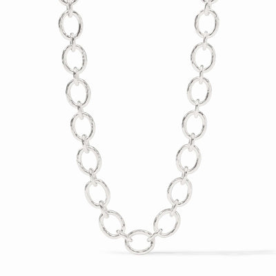 Julie Vos Catalina Silver Demi Link Necklace - 19"