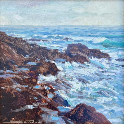 Resting Rocks - 9"x9"