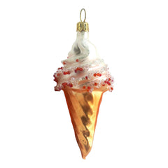 Pink Swirl Softserve Ornament