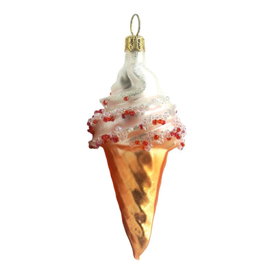 Pink Swirl Softserve Ornament