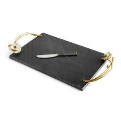 Anemone Cheese Board With Knife