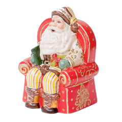 Santa On His Red Throne
