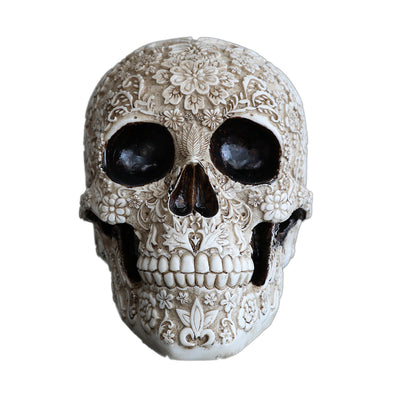Mystic Floral Skull - 5" Tall