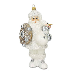 Santa Snowman Wreath