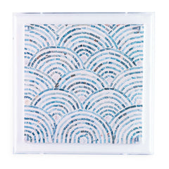 Mosaic Wave Blue Panel - 20