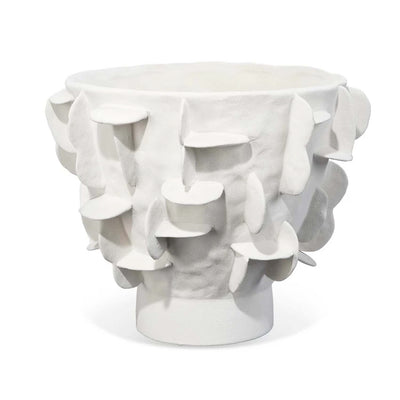 White Helios Vase - 20" Tall