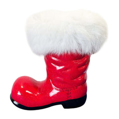 Red Boot with Fur