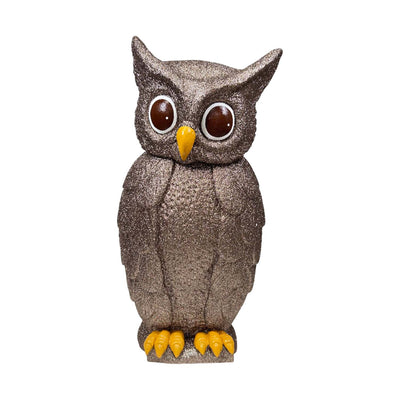 Golden Glitter Owl - 20" Tall
