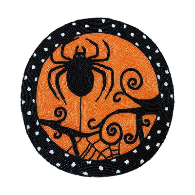 Beaded Spider Placemat - 15" Wide