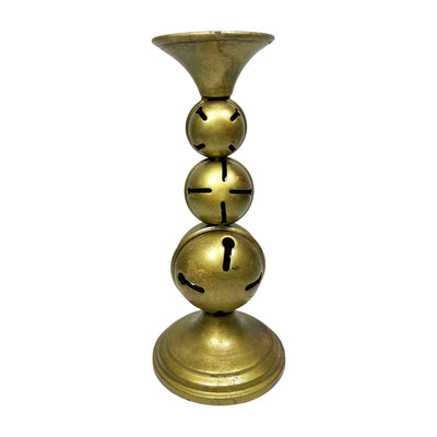 Jingle Bells Candle Holder - 11" Tall
