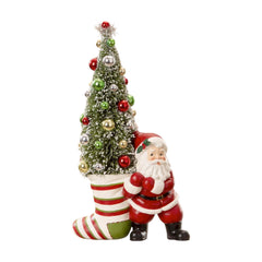 Retro Santa Pulling Stock - 12