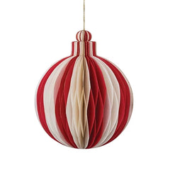 Red White Paper Orb - 7