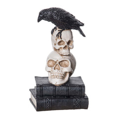 Stacked Skulls With Books